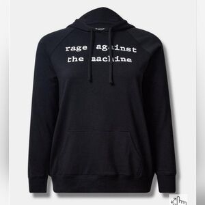 COPY - Torrid size 3 (22/24) Rage Against The Machine fleece hooded sweatshirt …